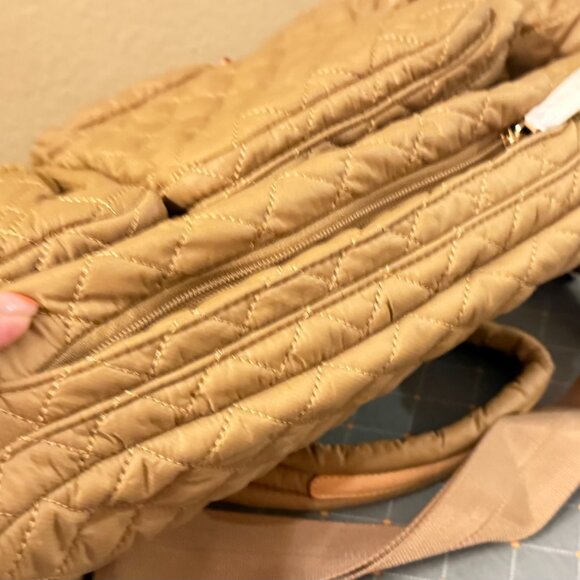 **NWT** MZ Wallace Caramel Large Metro Travel Tote -Stylish & Spacious! - Picture 8 of 10